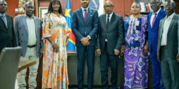 Kinshasa : Patrick Muyaya salue la création d’une association pour dynamiser la synergie ACP-RTNC-RENATELSAT
